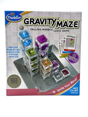 ThinkFun Gravity Maze Falling Marble Logic Game STEM Toy NIB